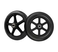 HAPINARY Ruote Anteriori Sostituibili per Sedia a Rotelle, Set da 2 Pezzi, Ruote Durevoli Antiscivolo 6 Pollici Compatibili Deambulatore e Ausili per Mobilità, Accessori per Uso Interno ed Esterno