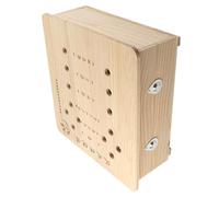HAPINARY Scatola Di Moxa Legno Per Agopuntura Bruciatore Portatile Multifunzionale Per Trattamenti Domestici e Centri Benessere Design Compatto e Sicuro Con Chiusura Fibbia Adatta Per Collo