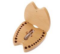 HAPINARY Scatola Legno Per Denti Da Latte Contenitore Keepsake Per Ragazzo Ragazza Memorabile Per Conservare Denti Persi Design Elegante e Funzionale Ottima Per Creare Ricordi Infanzia