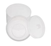 HAPINARY Scatola Per La Pulizia Degli Strumenti Per Unghie , Vassoio Portautensili in Plastica Trasparente, Ciotola Compatta Per Manicure Art, Per Pulizia e Trasporto Di Testine e Pinzette