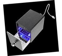 HAPINARY Scatola Per Pulizia Delle Punte Per Manicure Scatola Per Attrezzi Porta Trapano Per Manicure Realizzata Materiali Di Sicura e Pratica