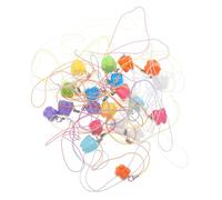 HAPINARY Scatola Porta-denti Da Latte Per Ragazzo Ragazza Custodia in Plastica Ecologica a Forma Di Orsetto Colorata Per Conservare Dentini, Set Da 20 Pezzi Per Ragazzo Ragazza e Primi Ricordi