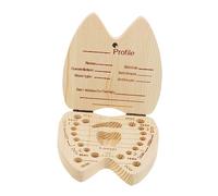 HAPINARY Scatola Porta Dentini da Latte per Bambini e Toddler in Materiale Sintetico Foro Adatto e Funzione Anti-scivolamento, da Mettere Sotto Cuscino o Sul Comodino