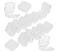 HAPINARY Scatole Trasparenti Organizer 100 Pezzi Scatoline in Plastica Custodie Vuote Contenitori Di Stoccaggio Casa Piccole Scatole Di Plastica