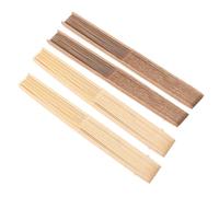 HAPINARY Scheletro Ventaglio in Bambù 4 Pezzi per DIY Decorazione e Creazione Ventilatori a Mano, Design Classico e Materiale Naturale per Eventi All'aperto e Artigianato