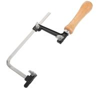 HAPINARY Seghetto a Mano Forma a U Manico in Legno, Seghetto Portatile per Lavorazione Metalli e Legno, Utensile Manuale Compatto per Creazione Gioielli e Fai da Te