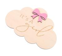 HAPINARY Segnaletica Di Annuncio Della Nascita Legno Forma Di Personalizzato Per Accessorio Fotografico Per Festività e Celebrazioni Di Crescita