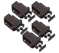 HAPINARY Serratura a Scatto per Armadio 5 Pezzi Chiavistello Integrato e Funzione Spingere per Aprire, Chiusure Autobloccanti per Porte di Mobili, Adatta per Sportelli di Armadi e Porte