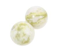 HAPINARY Set 1 Palline da Ginnastica in Jade Lantian per Esercizi Mani Effetto Miglioramento Articolazioni e Memoria come Regalo per Anziani