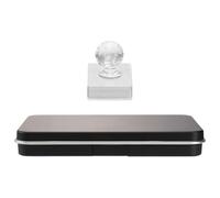 HAPINARY Set 1 Pezzo Scatola Vuota Magnetica Nera Opaca per Ombretti e Rossetti 6 Scomparti, Materiale As, Design Elegante e Multi-griglia, per Trucco da Viaggio