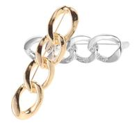 HAPINARY Set 2 Pezzi Spilla Fermaglio a Catena Elegante in Argento, Clip per Sciarpe e Abbigliamento in Lega di Zinco, Regolatore di Taglia per Camicie e Gonne, per Donne