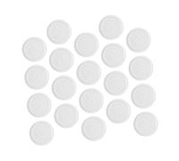 HAPINARY Set 20 Pezzi Piastre Colla Per Extension Ciglia in Abs Bianco, Strumento Leggero Per Salone Estetico, Supporto Adesivo Professionale Per Applicazione Trucco e Primer