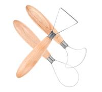 HAPINARY Set 3 Utensili per Argilla in e Acciaio Inossidabile per Scultura e Raschiatura per Ceramica e Argilla per e Principianti