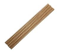 HAPINARY Set 4 Pezzi Perni in Rame per Manici di Coltelli da Falegnameria, Rivetti Solidi 4 MM, Asta Tonda in Rame per Impugnatura Grezza e Utensili Artigianali