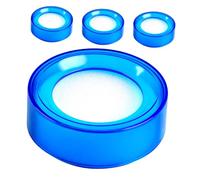 HAPINARY Set 4 Pezzi Spugne Umidificatrici per Dita per Contare Soldi, Contenitore in Plastica Robusta, Assorbimento Rapido per Ufficio Bancario e Forniture per Contabilità