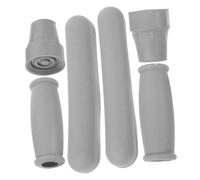 HAPINARY Set Accessorio per Stampelle Supporto Ascellare e Impugnatura, Tpr e Gomma, Antiscivolo e Confortevole per Stampelle e Bastone da Gomito | Presa Antiscivolo per Gomito e Gruccia, Comfort al Tatto, Ideale per Varie Occasioni