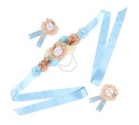 HAPINARY Set Cintura Maternità Fascia Maternità Futura Fascia Pancia Baby Shower Futura Papà Spilla Corsage Spille E Papà Baby Shower Fascia Futura Fascia Futura Baby Shower
