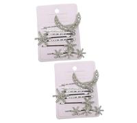 HAPINARY Set Da 14 Fermagli Per Decorativi A Forma Di E Di Cristallo Per Donne E Ragazze