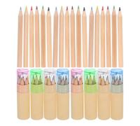 HAPINARY Set da 32 Mini Matite Colorate e Artisti con Temperamatite, Scatola Porta Pastelli Portatile, Colori Vivaci per Schizzi, Disegno e Pittura in Movimento