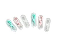 HAPINARY Set Da 6 Pinzette Per Lenti A Contatto Ventosa Per Inserimento Rimozione Viaggi Casa Ufficio Plastica Trasparente Pulita