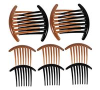 HAPINARY Set Di 10 Pettini Per Chioma in Acrilico Pettini Laterali A 7 Denti Inserto E Ragazze Per Various Acconciature