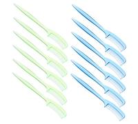 HAPINARY Set Di 100 Pennelli Per Ciglia Pettine Per Sopracciglia Pennello Per Il Trucco Strumento Per La Delle Ciglia Facile Applicazione Per Uso Professionale E Personale Colore Casuale