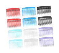 HAPINARY Set Di 12 Pettini Laterali in Plastica Colorata Piccoli Pettini Classici Fermaglio Scorrevole Per Chioma Inserire Per Ragazze E Donne