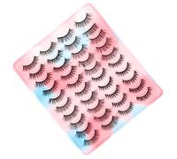 HAPINARY Set Di 20 Paia Di Ciglia Finte A Strisce Extension Per Ciglia Finte Fai Da Te Perfette Per Donne Appuntamenti Discoteche Vita Di Tutti I Giorni Sicure E Delicate Sulla Pelle