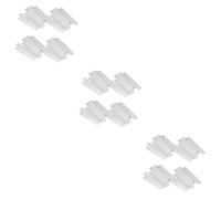 HAPINARY Set Di 3 Mini Pennelli Per Il Trucco in Plastica Pe Con Maniche Bianche Per Pennelli Per Il Viso Kit Da Viaggio 100 Pezzi * 3