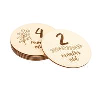 HAPINARY Set Di Biglietti Per Neonati Accessori Per Foto Per Neonati Biglietti Bifacciali Baby Mile Per L'annuncio Della Nascita