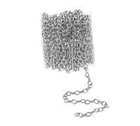 HAPINARY Set di Catene per Gioielli in Metallo Fermagli A Moschettone E Anelli di Congiunzione Creazione di Collane E Bracciali Fai da Te