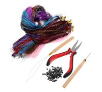 HAPINARY Set Di Ciocche Di Chioma Glitterate Lucide Per Feste Spettacoli Teatrali E Feste Di Cosplay Accessori Per Chioma Donna Varietà Di Colori Fili Scintillanti Resistente Alla Trazione