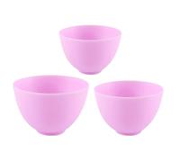 HAPINARY Set di Ciotole in Silicone per Maschere Viso Fai da Te, 3 Dimensioni per Diverse Quantità, Superficie Soffice, Perfette per Trattamenti Viso e Chioma