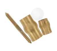 HAPINARY Set di Giunti in Ottone Antiscivolo per Bastone da Passeggio Anziani, Accessorio per Camminare Interno, Ricambio per Progetti Fai-da-te
