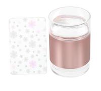 HAPINARY Set Di Timbri Per Nail Art Con Piastra in Silicone Trasparente E Raschietto Kit Di Strumenti Per Decorazioni Fai Da Te Per Manicure Casalinga