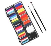 HAPINARY Set Kit Pittura Viso Per Halloween Trucco Corpo Face Painting Con Colori Vari Per Adulti E Ragazzo Ragazza Sicuro E Facile Da Usare