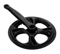 HAPINARY Set Monomarcia per Bicicletta Corona da 42 Denti in Acciaio al Carbonio, Copricatena Doppio, Pedivelle Resistenti per Mountain Bike, per Ciclismo Fluido ed Efficiente