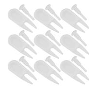 HAPINARY Set Tappi per Yoga Ball Gonfiabili 10 Pezzi in Plastica Bianco | Palloni Gonfiabili e Divani Gonfiabili, Formato Compatto da Portare nello Zaino nella Sacca con Tasche Laterali