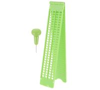 HAPINARY Set Tastiera e Penna Stilo Per Scrittura Braille in Plastica Resistente, Lavagna Braille Portatile 4 Righe 28 Celle, Kit Per Non Vedenti Facile Da Usare e Leggero