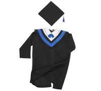 HAPINARY Set Toga Laurea Cappello Nero, Poliestere per Cosplay | Fotografia e Performance, Stile Accademico Adorabile, Back To School Party