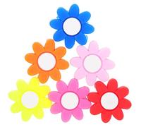 HAPINARY Smorzatore Antivibrante in Silicone a Forma di Fiore per Racchetta da Tennis, Set da 6 Pezzi Multicolore, Riduce Vibrazioni Durante Allenamento Tennis per Prevenzione Gomito del Tennista