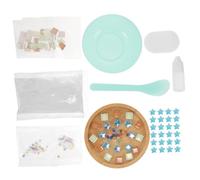 HAPINARY Sottobicchieri in bambù A Mosaico Kit per Realizzazione Fai da Te Materiale Isolante per Tavolo da Pranzo Decorazioni Creative