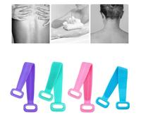 HAPINARY Spazzola Bagno Lunga in Silicone Asciugamano Da Doccia Cinturino Esfoliante Spazzola Da Massaggio Per Bagno Pulizia Per Schiena Collo Spalle Comodo E Resistente