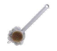 HAPINARY Spazzola Da Bagno A Doppia Faccia Manico Massaggio Alla Schiena Scrub Pelle Del Corpo Accessorio Da Bagno Leggero E Pratico Facile Da Pulire E Riporre