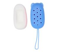 HAPINARY Spazzola Da Bagno in Silicone Portasapone Strumento Da Bagno Per Scrub Automatico Spazzole Portatili Per Casa Hotel Senza Sapone