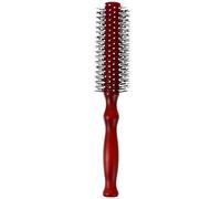 HAPINARY Spazzola Massaggiante in Setole Rotonda per Legno in Nylon e Chioma Comoda Usare per Cuoio Capelluto, per Acconciature Volumizzanti e Arricciate