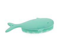HAPINARY Spazzola per Bagno in Silicone Verde per Ragazzo Ragazza, Spazzola Scrub Corpo e Chioma, Massaggiatore Cuoio Capelluto, Strumento Pulizia Delicata per Vasca da Bagno
