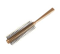 HAPINARY Spazzola Rotonda Per Asciugatura Chioma Spazzola a Rullo Piccola Per Lo Styling Per Chioma Da Donna Portatile Per Uso Professionale e Viaggio Colore Marrone Scuro