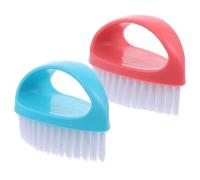 HAPINARY Spazzole Per Unghie 2 Pezzi Strumenti Per Manicure Portatili Spazzole Pulizia Delle Unghie Per Nail Art