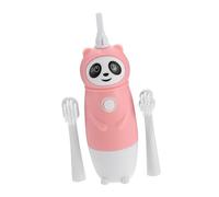 HAPINARY Spazzolino Da Denti Automatico Per Bambini, Set 1 Manico Rosa in Pp e 2 Testine Morbide, Vibrazione Delicata Per Igiene Orale Sicura, Per Uso Quotidiano a Casa e in Viaggio, Età 3-12 Anni